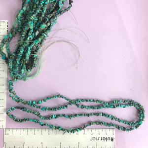 Beads, Strand, Turquoise, Blue & Brown (NBD0246:248)
