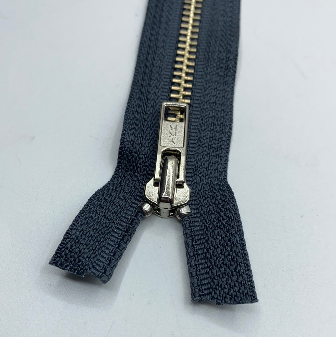 Separating Metal Zipper, Greys, Tan, Pink & Brown (66cm-76cm) (NZP0265:0275)