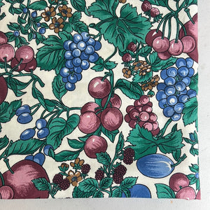 Quilting Cotton, Fruits on Cream (WQC0530)