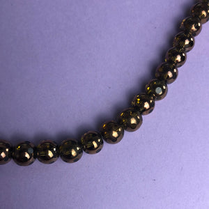 Glass/Metal Beads, Strand, 5 Colours (NBD0216:220)