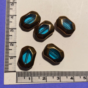 Glass Beads, Blue (NBD0530)